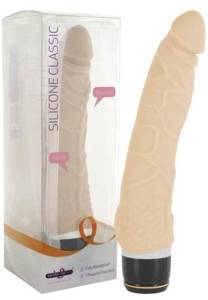 Silikonowy Vibrator Real - 7 wibracji, pulsacji