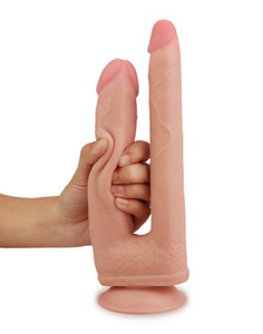 Podwójne realistyczne dildo