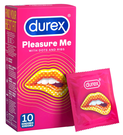 Prezerwatywy Prążkowane Durex Pleasure Me