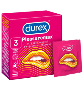 Prążkowane Prezerwatywy Durex Pleasuremax