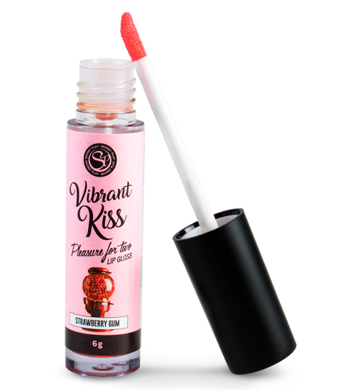 Lip Gloss Vibrant - wibrujący błyszczyk guma truskawka